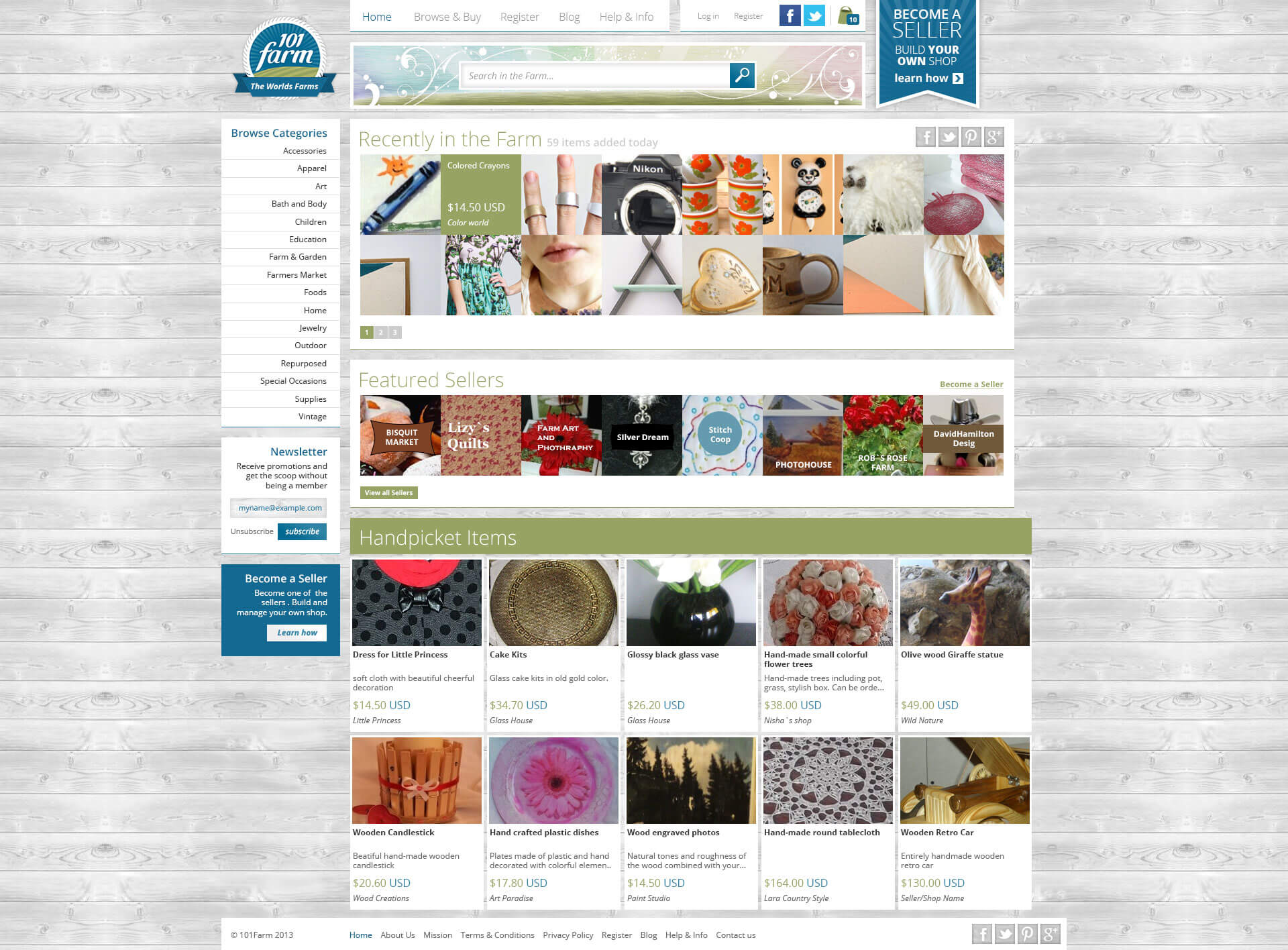 101farm Home Page