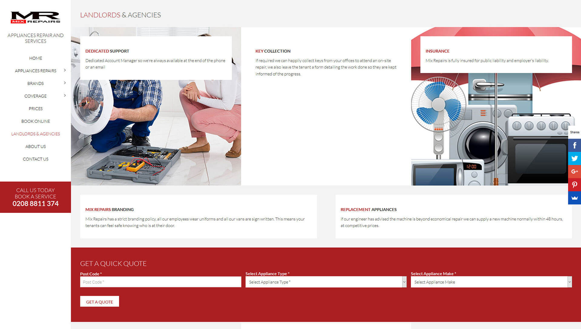 MIx Repairs Landlords & Agencies