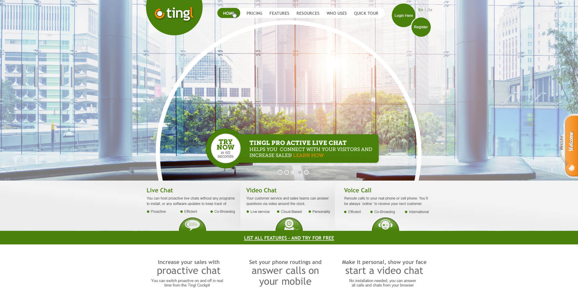 Tingl Home Page